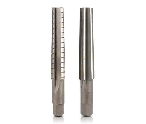 manuelle Messer, Hand-Morsekegel-Reibahle for Fräsen und Fertigstellen von legiertem Stahl, 2 Stück MT0-MT4(2PC MT2) von WEITINGKKK