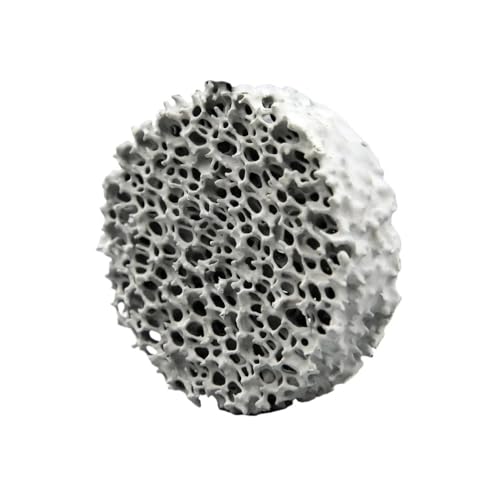 poröse Schaumplatten, 5 Stück quadratische/runde SiC-Schaumfilter 80/100 mm, hochmechanische Festigkeit SiC-Schaum-Keramikfilterblatt for Guss(50x12mm) von WEITINGKKK