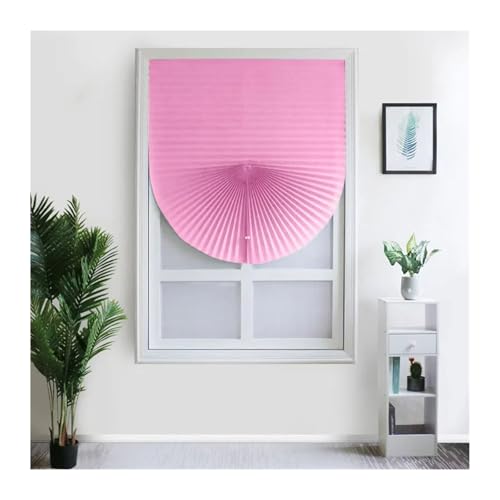 vorübergehende Fenster, Selbstklebende vertikale Verdunkelungsplissees for Fenster, mehrfarbig, mehrere Größen(Pink,L 90X150cm) von WEITINGKKK