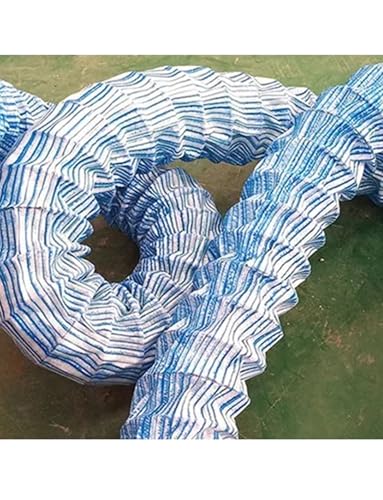weich durchdringende Abwasserleitungen, 4 Zoll weiche Infiltration Französisch Abflussrohr blau mehrere Größen(5m/16.4ft) von WEITINGKKK