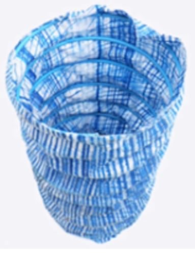 weich durchdringende Abwasserleitungen, Weiches Infiltrations-Abflussrohr, blau, mit Stahldraht verstärkt, 8 cm/3 Zoll, mehrere Längen(30m/98ft) von WEITINGKKK