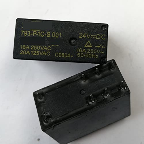 WEITOL 5PCS Relais 793-P-1C-S-24VDC 793-P-1C-S 001-24VDC 793-P-1C-S-12VDC 793 P 1C S 793P1CS DC24V 12V 16A 250VAC 8PIN (Size : 793-P-1C-S 001-24VDC) von WEITOL