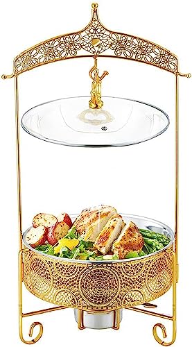 WEITOL Elektrischer Buffetserver, Buffetserver und Heizung – Buffetplatte mit Deckel, Hotpot-Buffet-Einstellung, Lebensmittelheizung für Party-Buffet, Tisch-Buffet-Heizung. Trolley-Lebensmittelerhi WEITOL Elektrischer Buffetserver, Buffetserver und Heizung – Buffetplatte mit Deckel, Hotpot-Buffet-Einstellung, Lebensmittelheizung für Party-Buffet, Tisch-Buffet-Heizung. Trolley-Lebensmittelerhi von WEITOL