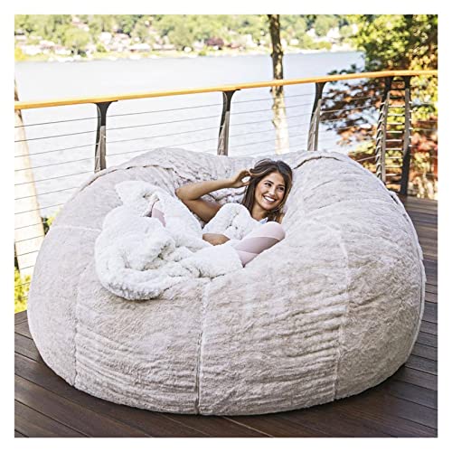 WEITOL Sitzsäcke Riesiger Sitzsack für Erwachsene, Sitzsack für Kinder im Innen- oder Außenbereich, Lazy Sofa-Bettbezug, 5, 6, 7 Fuß (Farbe: C, Größe: 5 Fuß) (kein Füllstoff) von WEITOL