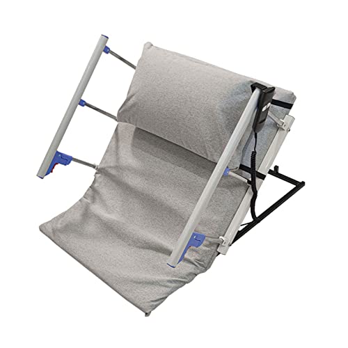 WEITOL Verstellbare Rückenlehnenunterstützung, elektrische Hebebett-Rückenlehne, elektrische Hebebett-Rückenlehne mit Fernbedienung und klappbaren, abnehmbaren Armlehnen, tragbarer Kissenheber, Pfl von WEITOL