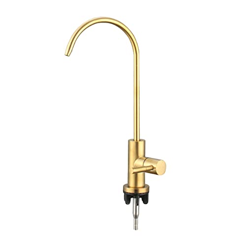 WEITOL Wasserfilter Wasserhahn Gold 360 Waschbecken Filter Wasserhahn Edelstahl Küchenarmatur Küchenarmatur von WEITOL