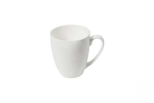 WEITZ Kaffeebecher 0,3 l mit Henkel aus Fine Bone China – Edler, leichter Porzellanbecher – Spülmaschinengeeignet & elegant von WEITZ Tischkultur zum Leben