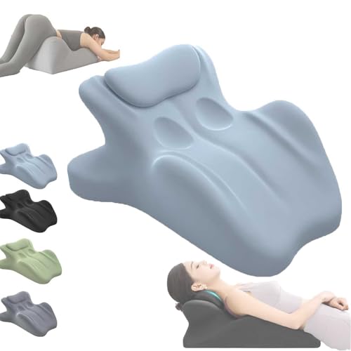 WEIWOGU Arcova – Arcova Sweet Spot Kissen, multifunktionales Paarkissen – 27°-Winkel –perfekte Position für Paare und Rückenschläfer –ergonomisches Memory-Schaum-Kissen für mehr Komfort und (Blue) von WEIWOGU