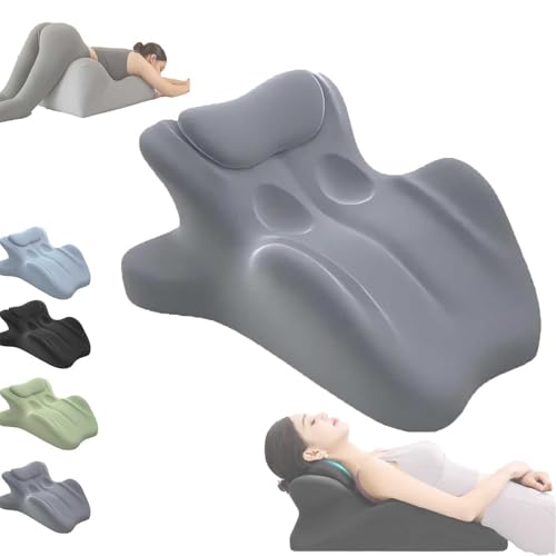 WEIWOGU Arcova – Arcova Sweet Spot Kissen, multifunktionales Paarkissen – 27°-Winkel –perfekte Position für Paare und Rückenschläfer –ergonomisches Memory-Schaum-Kissen für mehr Komfort und (Gray) von WEIWOGU