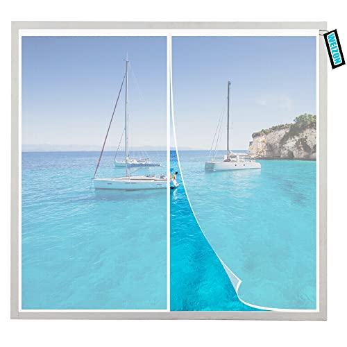 Insektenschutz Fenster Magnetisch Weiß 90x110cm Magnetischer Fliegenvorhang Moskitonetz mit Magnet & Eingenähten Gewichten,Ohne Bohren für Fenster Wohnzimmer Insektenschutz Fenster Magnetisch Weiß 90x110cm Magnetischer Fliegenvorhang Moskitonetz mit Magnet & Eingenähten Gewichten,Ohne Bohren für Fenster Wohnzimmer von WEIZON