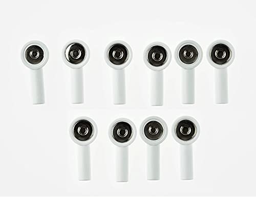 10er-Pack Steckertyp-Konverter – Snap & Clip-Konvertierungsköpfe for 3.0-Pin- und 4.0-Bananenstecker(Convert to Snap Button,3.0 Pinn) von WEJNAOQI