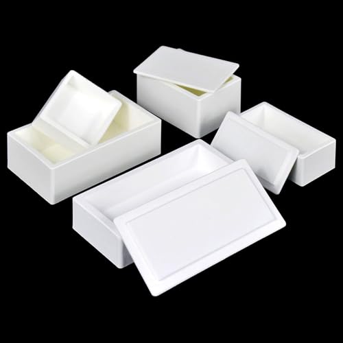 99% Magnesia-Tiegel – MgO-Keramikschiffchen for Hochtemperatur-Laboranwendungen – 2200 °C maximale Temperatur(43mL*60 * 40 * 30mm) von WEJNAOQI