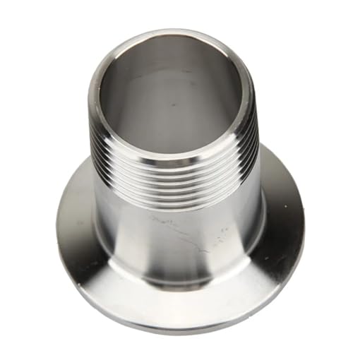 Tri-Clamp-Adapter mit Gewinde aus Edelstahl | Außen-/Innengewinde BSPT/NPT | Sanitärarmatur for Industrie und Haushalt(64MM*2INCH) von WEJNAOQI