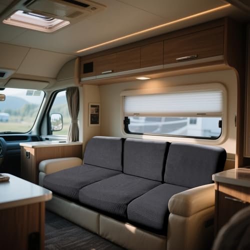 WEJOY Bezüge Für Wohnwagenpolster Jacquard, rutschfeste Wohnmobil Sitzbezüge, Sofa Sitzkissenbezug Für Schonbezug Wohnwagen Polster WEJOY Bezüge Für Wohnwagenpolster Jacquard, rutschfeste Wohnmobil Sitzbezüge, Sofa Sitzkissenbezug Für Schonbezug Wohnwagen Polster von WEJOY