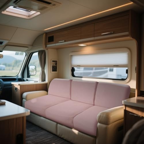 WEJOY Bezüge Für Wohnwagenpolster Jacquard, rutschfeste Wohnmobil Sitzbezüge, Sofa Sitzkissenbezug Für Schonbezug Wohnwagen Polster von WEJOY