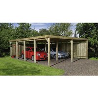 WEKA Carport, holzfarben - braun von WEKA