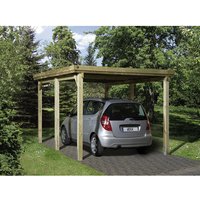 WEKA Carport, holzfarben - braun von WEKA