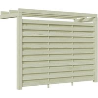 WEKA Carport-Rückwand, Stärke 19 mm, KDI - beige von WEKA