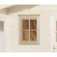 WEKA Einzelfenster für Gartenhäuser, Holz/Glas - beige von WEKA