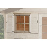 WEKA Fenster für Gartenhäuser, Holz/Glas - beige von WEKA