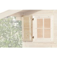 WEKA Fensterladen für Gartenhäuser, Holz - beige von WEKA