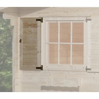 WEKA Fensterladen für Gartenhäuser, Holz - beige von WEKA