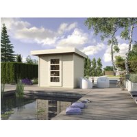 WEKA Gartenhaus »172 Gr.2«, Holz, BxHxT: 279 x 226 x 241 cm (Außenmaße inkl. Dachüberstand) - beige von WEKA