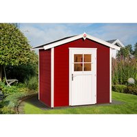 WEKA Gartenhaus »Gartenhaus 223 Gr.1«, BxT: 260 x 174 cm (Aufstellmaße), Satteldach - rot von WEKA