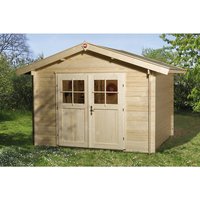 WEKA Gartenhaus »Premium«, BxT: 300 x 230 cm (Aufstellmaße), Satteldach - beige von WEKA