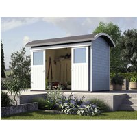 WEKA Gartenhaus »Schiebetürhaus 228«, Holz, BxT: 344 x 215 cm (Außenmaße inkl. Dachüberstand) - grau von WEKA