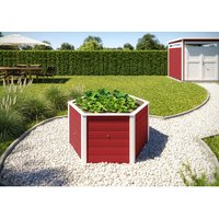 WEKA Hochbeet, BxHxL: 120 x 69 x 120 cm, Holz/Folie - rot WEKA Hochbeet, BxHxL: 120 x 69 x 120 cm, Holz/Folie - rot von WEKA