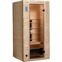 WEKA Infrarotkabine »Vaala 1« für 1 Person, Fronteinstieg - beige von WEKA