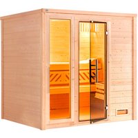 WEKA Massivholzsauna »BERGEN 2«, 6 Personen, inkl. 7,5 kW Ofen mit externer Steuerung - braun WEKA Massivholzsauna »BERGEN 2«, 6 Personen, inkl. 7,5 kW Ofen mit externer Steuerung - braun von WEKA