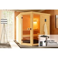 WEKA Massivholzsauna »LAUKKALA«, BxHxT: 192 cm x 200 cm x 192 cm - braun WEKA Massivholzsauna »LAUKKALA«, BxHxT: 192 cm x 200 cm x 192 cm - braun von WEKA