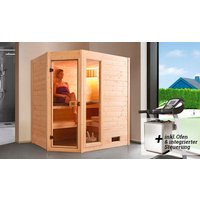 WEKA Massivholzsauna »VALIDA«, BxHxT: 189 cm x 203,5 cm x 139 cm - braun von WEKA