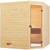 WEKA Massivholzsauna »VALIDA ECK 1.8«, 6 Personen, inkl. 7,5 kW Ofen mit externer Steuerung - braun WEKA Massivholzsauna »VALIDA ECK 1.8«, 6 Personen, inkl. 7,5 kW Ofen mit externer Steuerung - braun von WEKA