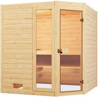 WEKA Massivholzsauna »VALIDA ECK 2«, 6 Personen, inkl. 7,5 kW Ofen mit externer Steuerung - braun WEKA Massivholzsauna »VALIDA ECK 2«, 6 Personen, inkl. 7,5 kW Ofen mit externer Steuerung - braun von WEKA