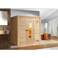 WEKA Sauna »Bergen 1«, BxHxT: 198 x 203,5 x 148 cm - beige von WEKA