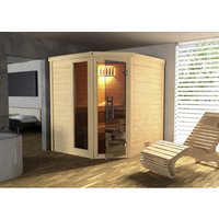 WEKA Sauna »Turku 1«, BxHxT: 195 x 205 x 178 cm, mit Glastür - beige WEKA Sauna »Turku 1«, BxHxT: 195 x 205 x 178 cm, mit Glastür - beige von WEKA