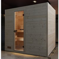 WEKA Sauna »Valida 4«, BxHxT: 239 x 203,5 x 189 cm, mit Glastür - beige WEKA Sauna »Valida 4«, BxHxT: 239 x 203,5 x 189 cm, mit Glastür - beige von WEKA