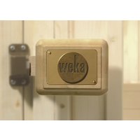 WEKA Türgriff, Pappelholz, geeignet für Saunen - beige von WEKA