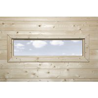 WEKA Zusatzfenster »Zubehör Gartenhäuser«, BxH: 97 x 33 cm, natur - braun von WEKA