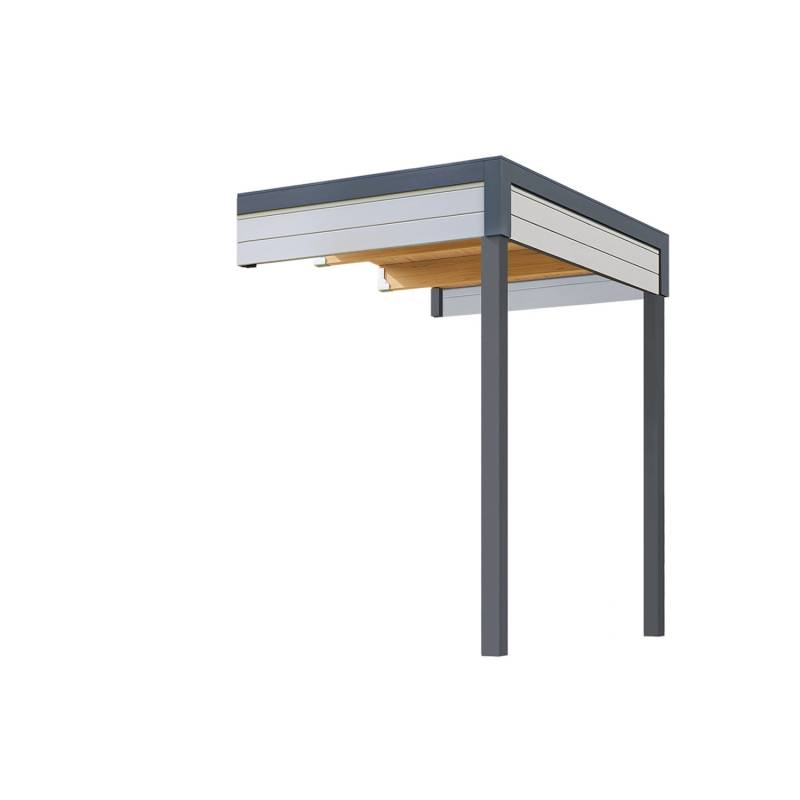 Weka Anbau 1 für Weka Gartenhaus Batu 1 Light Grey 150 cm x 200 cm von WEKA