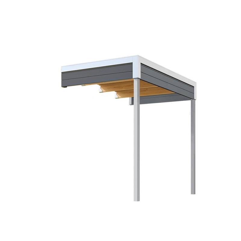 Weka Anbau 1 für Weka Gartenhaus Batu 2 Dark Grey 150 cm x 250 cm von WEKA