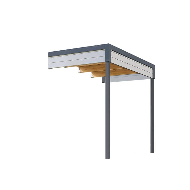 Weka Anbau 1 für Weka Gartenhaus Batu 2 Light Grey 150 cm x 250 cm von WEKA