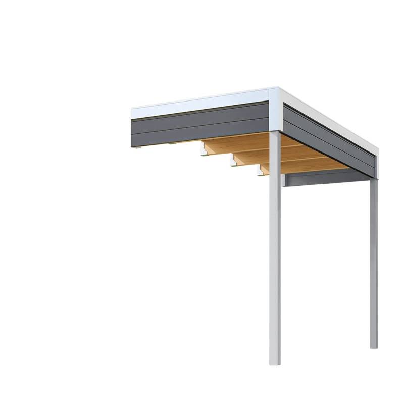 Weka Anbau 1 für Weka Gartenhaus Batu 3 Dark Grey 150 cm x 300 cm von WEKA