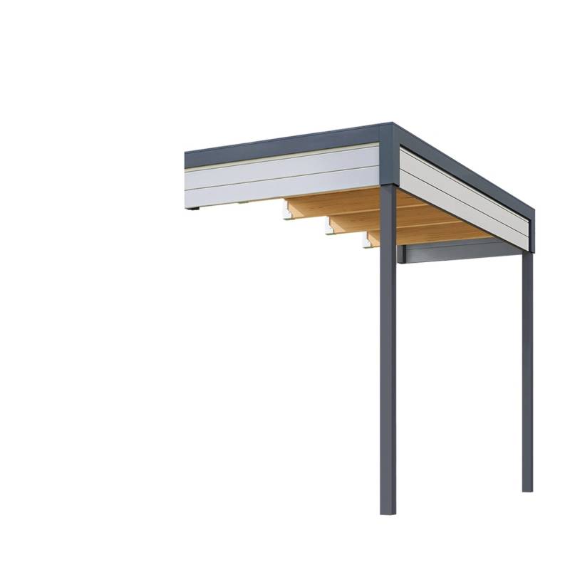 Weka Anbau 1 für Weka Gartenhaus Batu 3 Light Grey 150 cm x 300 cm von WEKA