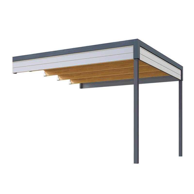 Weka Anbau 2 für Weka Gartenhaus Batu 3 Light Grey 300 cm x 300 cm von WEKA