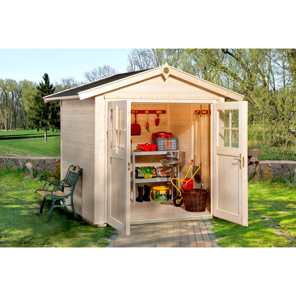 Weka Blockbohlenhaus 'Luna 2' naturfarben Weka Blockbohlenhaus 'Luna 2' naturfarben von WEKA