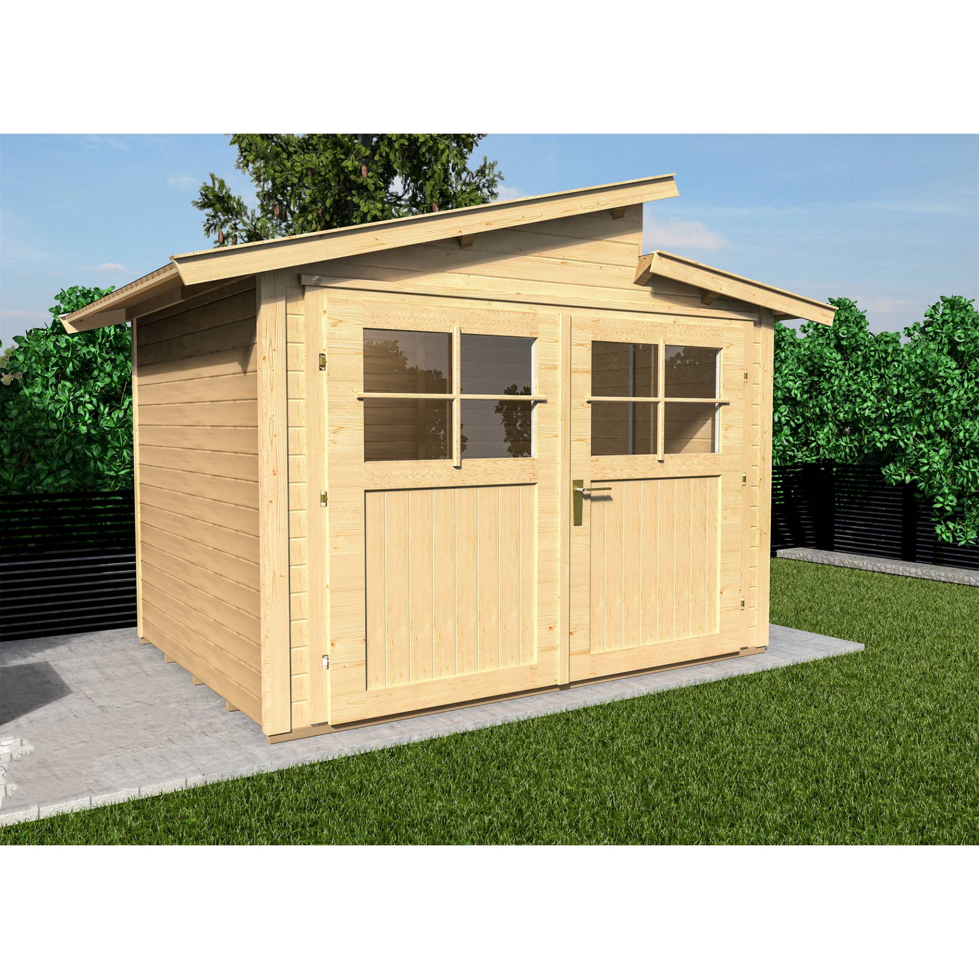 Weka Blockbohlenhaus 'Luna Color 2' naturfarben Weka Blockbohlenhaus 'Luna Color 2' naturfarben von WEKA